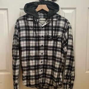 American Eagle men’s XS hoodie flannel